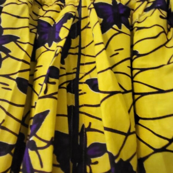 Ankara Wax Print Midi Skirt - Picture 3 of 4